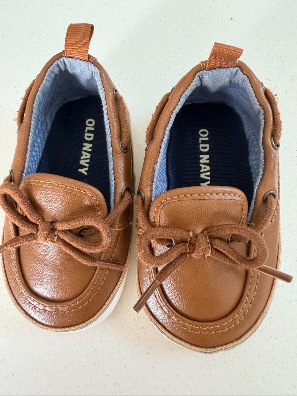 Old Navy Baby Boys Brown Boat Shoes Size 8-12 mo